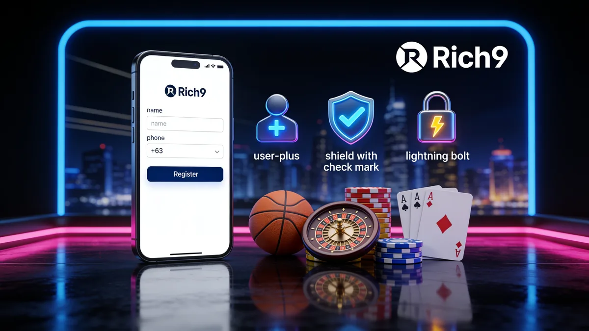rich9 casino in the Philippines — How to Log In to Rich9 Casino